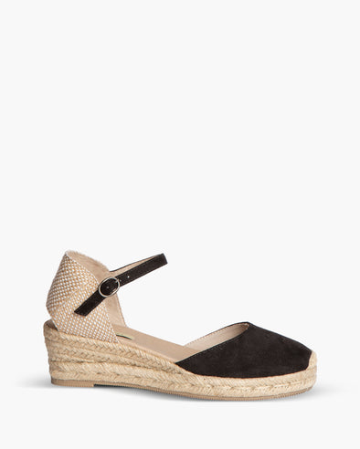 Sandalias de esparto mujer Corina M4310 Negro