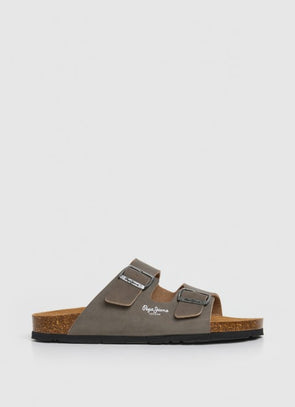Sandalias Pepe Jeans BIO DOUBLE VELOUR PMS80003 Taupe