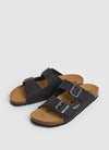 Sandalias Pepe Jeans BIO DOUBLE VELOUR PMS80003 Negro