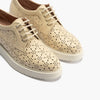 Bluche con picados de mujer Pitillos 10383 Beige