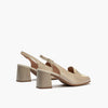 Mocasín talón abierto de Pitillos 10491 Piedra-Crema