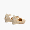 Sandalia de Pitillos con hebilla en rafia 10560 Natural