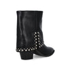 Botines con remaches de mujer D´Angela DRB29147 Negro