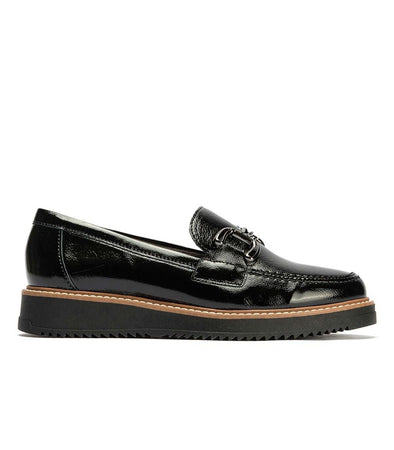 Mocasín en piel mujer Pitillos 10760 Negro