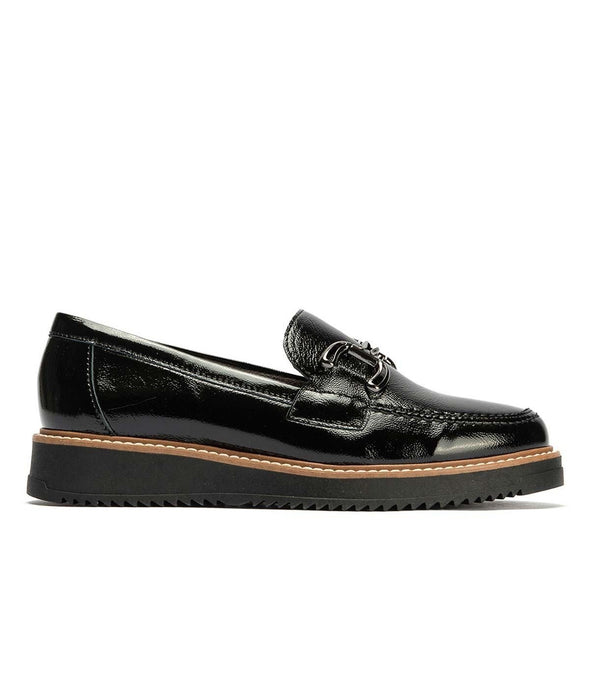 Mocasín en piel mujer Pitillos 10760 Negro