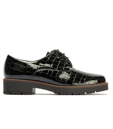 Zapato de cordones en piel mujer Pitillos 10771 Negro