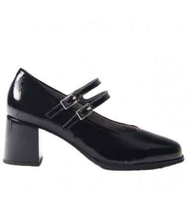 Zapato en piel mujer Pitillos 10831 Negro