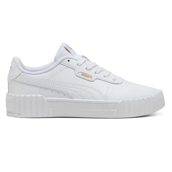 Zapatillas Puma Carina 3.0 Jr 401476 01 Blanco-Oro
